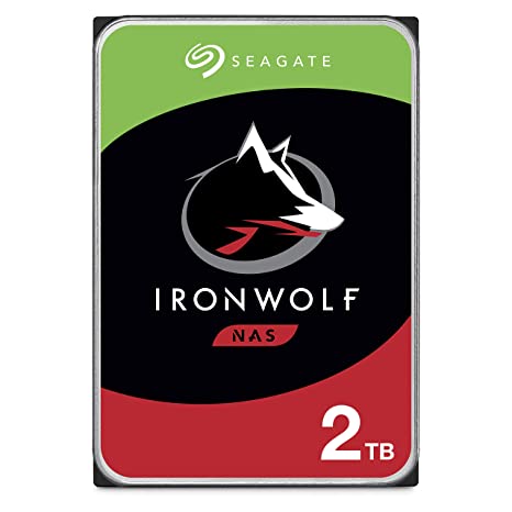 Seagate IronWolf 2 TB NAS Internal Hard Drive HDD – 3.5 Inch SATA 6 Gb/s 5900 RPM 64 MB Cache for RAID Network Attached Storage (ST2000VN004)