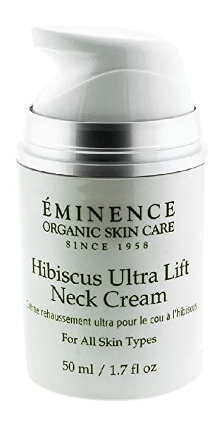Eminence Organic Skincare Hibiscus Ultra Lift Neck Cream, 1.7 Ounce (1324/EM)