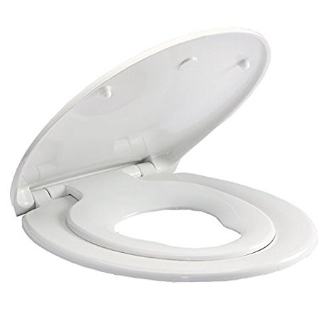 Parent and Child Family Multi Potty Training Soft Close Toilet Seat STANDARD - TOP FIX - BTW - CLOSE COUPLED - BLIND HOLE - 3 DESIGNS AVAILABLE (PREMIUM TOP AND BOTTOM FIX WITH REMOVEABLE CHILD SEAT)