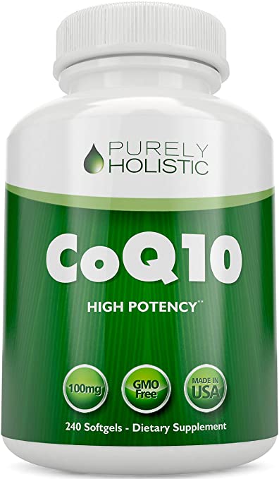 CoQ10 240 SoftGels 100% Money Back Guarantee High Absorption Coenzyme Q10 Made in The USA to GMP Standards Up to 8 Month's Co Q 10 Supply