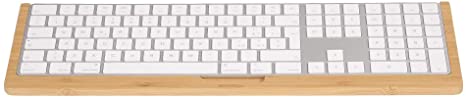 SAMDI SD-006Wa-3 Keyboard Stand Bamboo Keyboard Tray Dock Holder Compatible with iMac