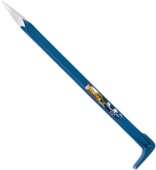 Estwing Gad Pry Bar - 18" Forged Geological Tool with Pointed Tip & Chisel End - GP-18