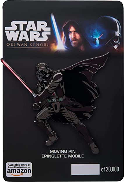 STAR WARS: Obi-wan: Darth Vader Moving Arm Hard Enamel Pin (Amazon Exclusive)