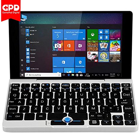 LANRUO GPD Pocket 7 Inch Aluminum Shell Mini Laptop UMPC Windows 10 System CPU x7-Z8750 8GB/128GB