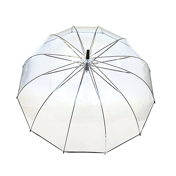 Umbrella - Extra Large Big Automatic Clear Dome See Through Transparent Umbrella for 2 persons …
