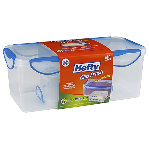 Hefty Clip Fresh BREAD & BUTTER SET - 22.5 CUPS