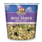 Dr McDougalls Right Foods Vegan Miso Ramen 19-Ounce Cups Pack of 6