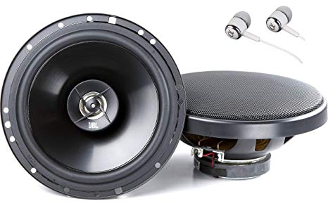 JBL Stage 602 135W Max (45W RMS) 6-1/2" 4 ohms Stage Series 2-Way Coaxial Car Audio Speakers / FREE ALPHASONIK EARBUDS