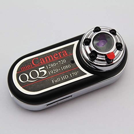 Youyoute HD 1080P 720P Mini Camera Thumb Camcorder 170 Degree IR Night Vision Motion Detection DVR QQ5