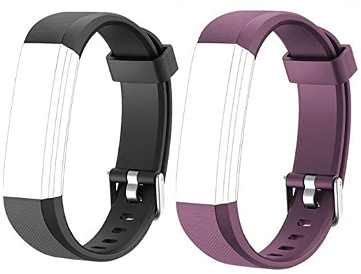 Heckia ID115 U Wristband, New Material Replacement Wristbands Strap for ID115 U Fitness Tracker,Fashionable Smart Watch