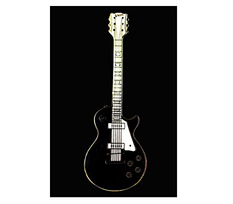 Gibson Les Paul Guitar Necklace Black