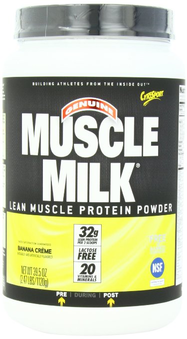 CytoSport Muscle Milk, Banana Creme, 2.47 Pound