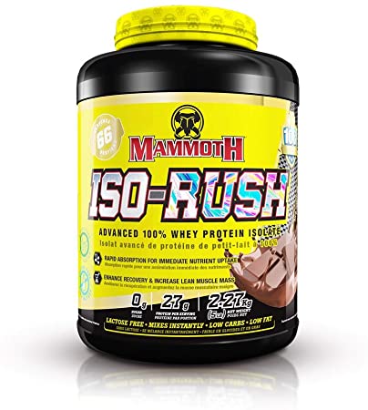Mammoth Iso-Rush, Rich Chocolate 5lb