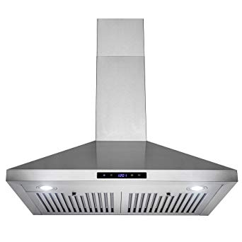 FIREBIRD New 30" European Style Wall Mount Stainless Steel Range Hood Vent W/ Touch Control