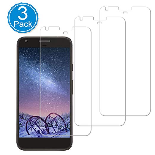 [3-Pack] Google Pixel XL Screen Protector,BBInfinite Ultra Clear 9H Anti-Scratch Tempered Glass,2.5D Rounded Edges Bubble Free Install Glass Film with Lifetime Replacement Warranty