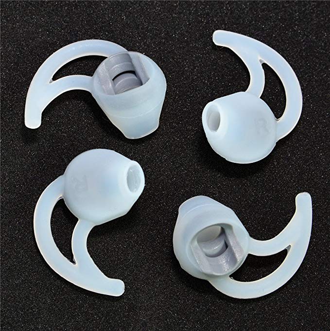 Replacement Silicone Earbuds Tips 2 Pairs for Bose Earphones IE2 MIE2I QC20 (Medium)