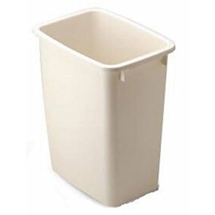 Rubbermaid Wastebasket, Bisque, 21-quart (FG280500BISQU)