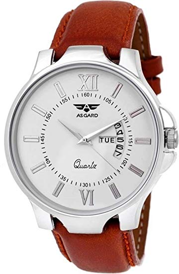 Asgard Analogue White Dial Men's & Boy's Watch - 158-Dd1