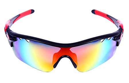 Hulislem Blade Sport Polarized Sunglasses -Case Color May Vary