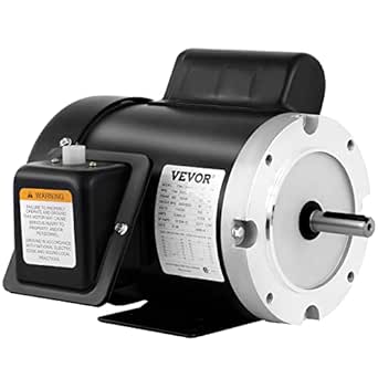 Vevor Electric AC Motor, 1725rpm 3/4HP Single Phase 56 Frame Air Compressor Motor Reversible 5/8" Shaft Diameter Electric Motor for Air Compressor General Equipment, 115/230VAC - Amazon.com