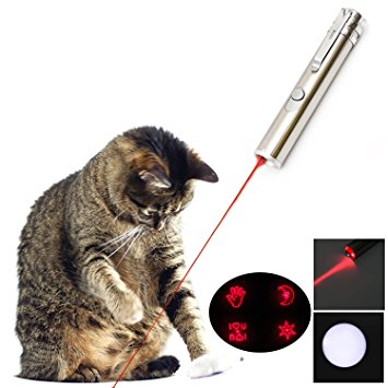 [2017 Latest version] 3 in 1 cat Chase it LED cat Catnip dogs Training Tool By Atlantic