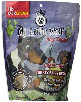 Waggers Soft and Moist Grain Free Turkey Recipe Dog Treats, 16-Ounce