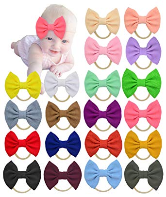 Toptim Baby Girl's Headbands and Bows for Newborn Infant Toddler Photographic Accessories