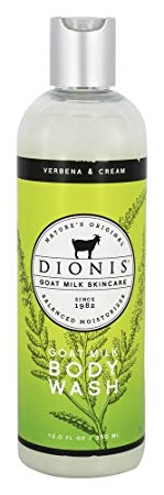 Dionis Goat Milk Skincare - Body Wash, 12 oz. Verbena & Cream