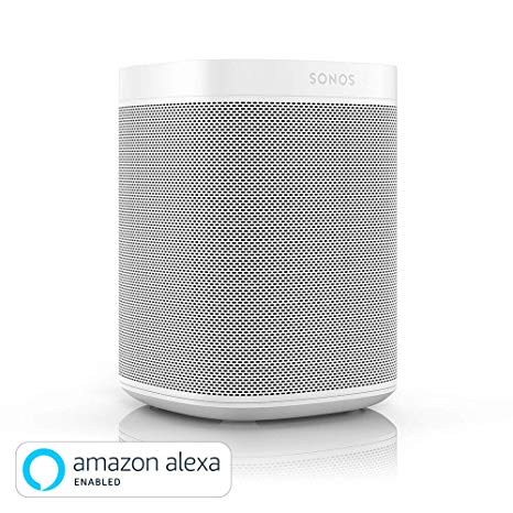 Sonos One (Gen 2) - The powerful Smart Speaker with Amazon Alexa Built-in, White