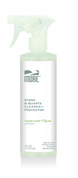 MORE Stone & Quartz Cleaner   Protector - Gentle, Water Based Formula for Natural Stone and Quartz Surfaces [Pint / 16 oz.]