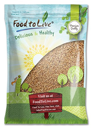 Food to Live Hard Red Wheat Berries (Sprouting for Wheatgrass) (10 Pounds)