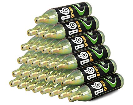 30 x Air Unthreaded 16g CO2 Cartridges 86mm Length