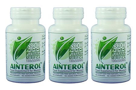 Ainterol Pueraria Mirifica 500Pure Breast Capsules (300 caps)