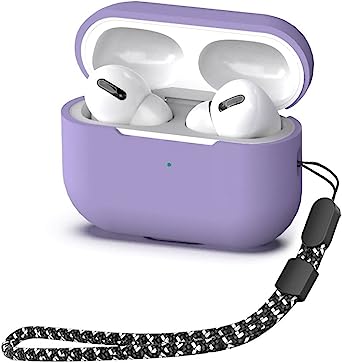 GMYLE Case Compatible with AirPods Pro 2 2nd Generation 2022, Cutouts on Side for Lanyard, Shock-Absorbing Protective Earbuds Cover