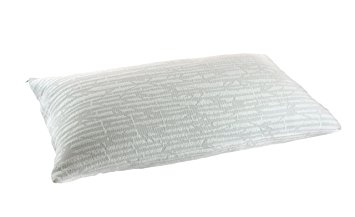 Sleep Oasis Bamboo Shredded Memory Foam Pillow Bamboo Hypoallergenic Cover Moisture Wicking Memory Foam Adjusts to your unique shape promoting deep sleep (Queen)