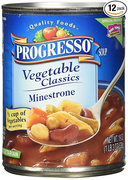 Progresso Vegetable Classics Minestrone Soup 19 oz (Pack of 12)