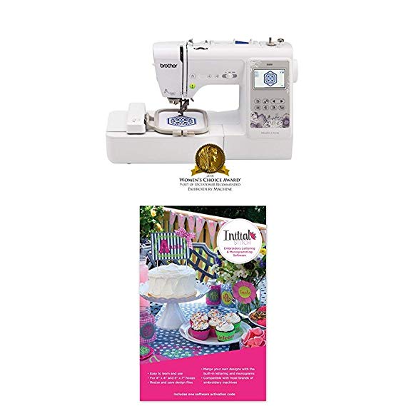 SE600 with Initial Stitch Embroidery Lettering & Monogramming Software