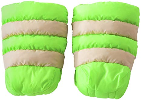 7 A.M. Enfant WarMMuffs 212 Bee Stroller Gloves - Beige/Neon Green