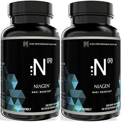 N (R) Niagen Nicotinamide Riboside by High Performance Nutrition - 2-Pack