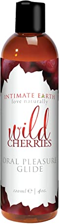 Intimate Earth 120ml Wild Cherry Flavoured Lubricant