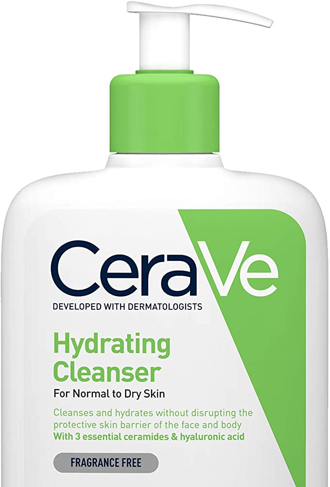 CeraVe Hydrating Cleanser | 236ml/8oz | Daily Face, Body & Hand Wash for Normal to Dry Skin