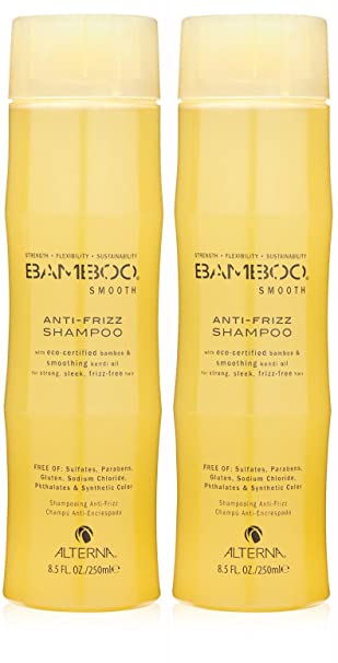 Bamboo Smooth Anti-Frizz Shampoo, 8.5-Ounce (2-Pack)