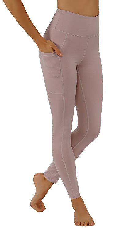 Pro Fit Yoga Pants Dry-Fit High Waist with Both Sides Pockets Full Length Workout Running Leggings