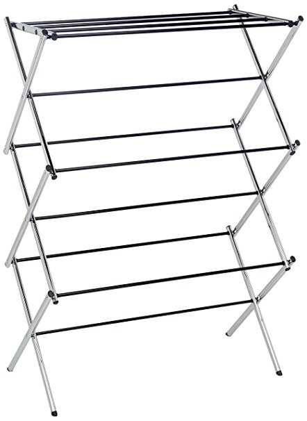 AmazonBasics Foldable Drying Rack - Chrome