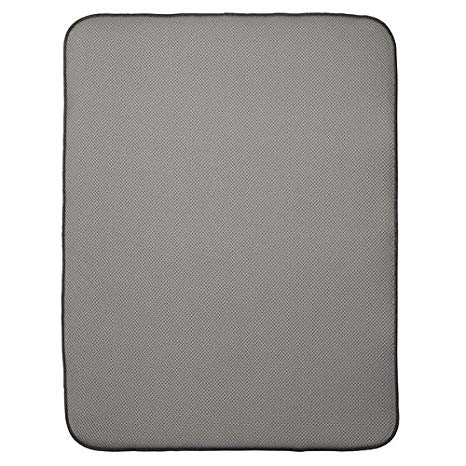 InterDesign 41141 Solid Large 24" x 18" Mat Black