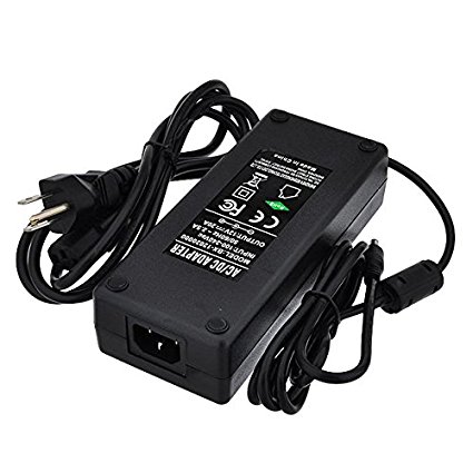 LEDwholesalers 12V 20A 240W AC/DC Power Adapter with 5.5x2.5mm DC Plug and 2.1mm Adapter, Black, 3262-12V