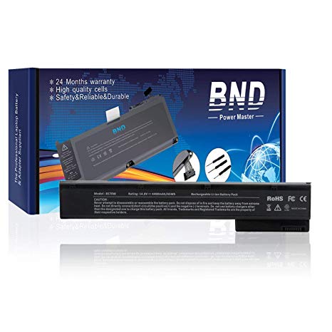 BND Laptop Battery Compatible with HP Elitebook 8560w 8760w 8570w 8770w, fits P/N VH08 HSTNN-IB2P HSTNN-I93C – 12 Months Warranty [8-Cell 4400mAh]