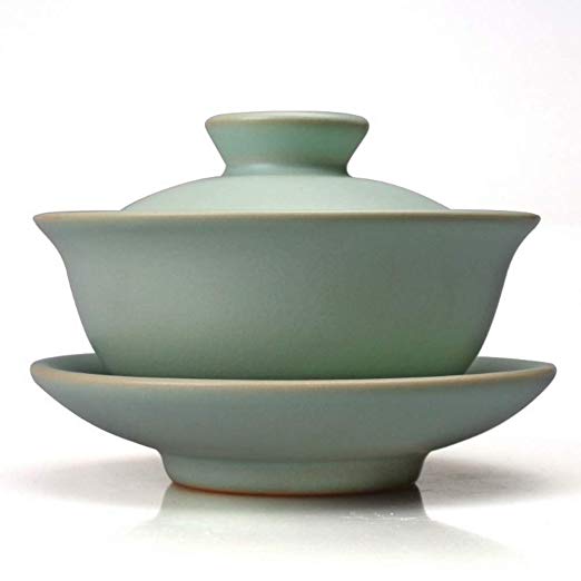 Gaiwan Traditional Tea Cup Comprised of Cup, Saucer and Lid Sancai wan tea set teapot kungfu tea set (16)