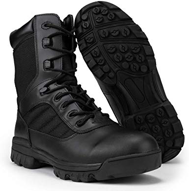 Ryno Gear Tactical Combat Boots with CoolMax Lining (Black)