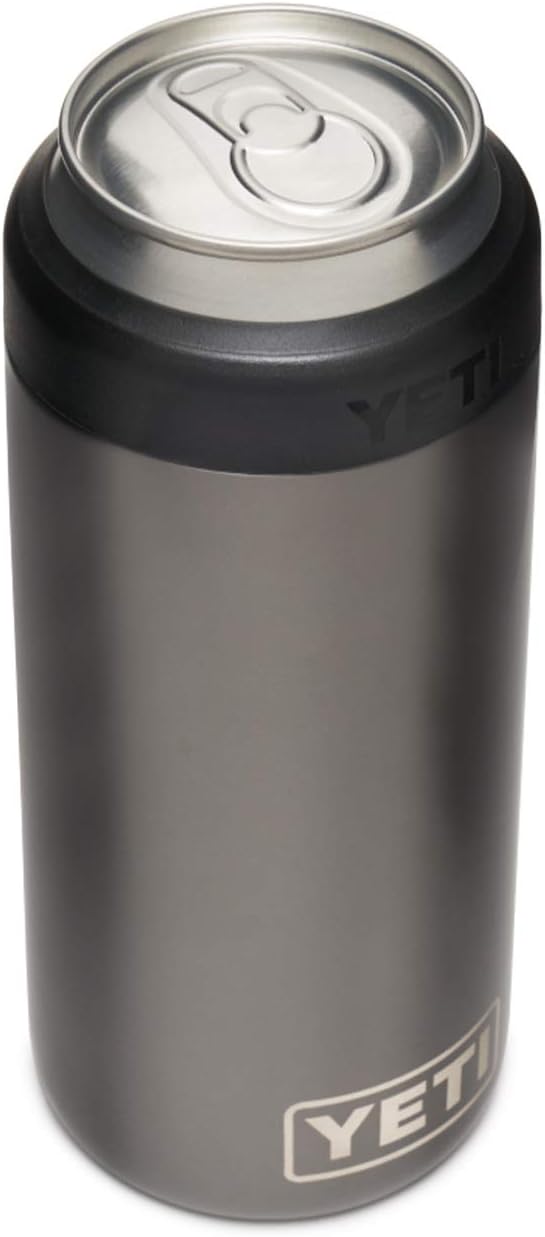 YETI Rambler 12 oz. Colster Slim Can Insulator for the Slim Hard Seltzer Cans, Graphite